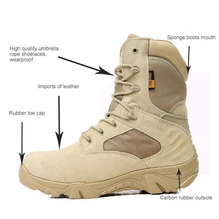 Mens Tactical Boots Light Duty Military Boots