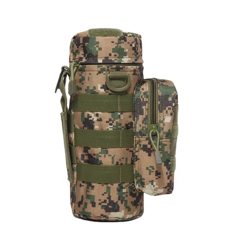 Tactical MOLLE Water Bottle Pouch – Insulated Carrier with Detachable Strap