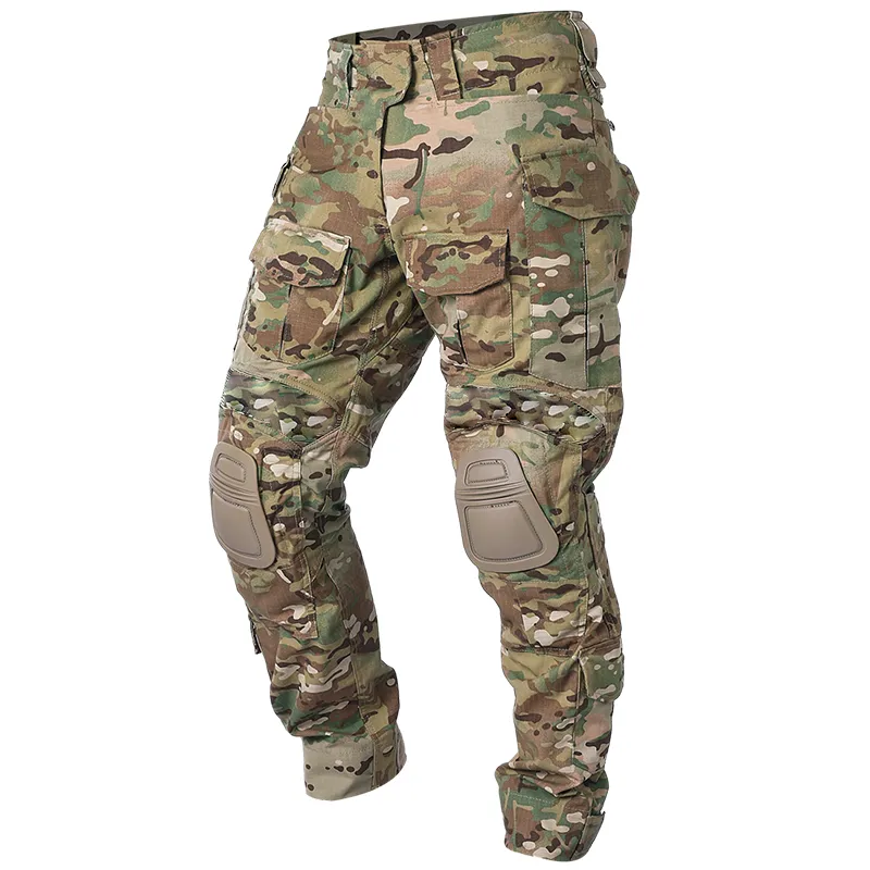 G3 Pro Combat Tactical Trousers with Knee Pads Rip-Stop Tactical Trousers