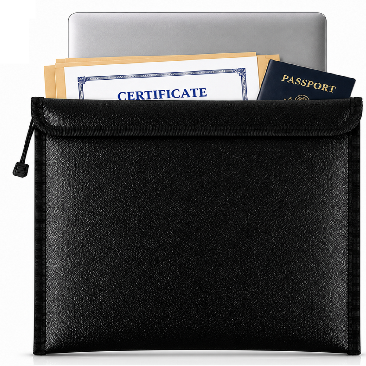 Fireproof & Water Resistant Document Bag – Money & File Safe Storage Pouch
