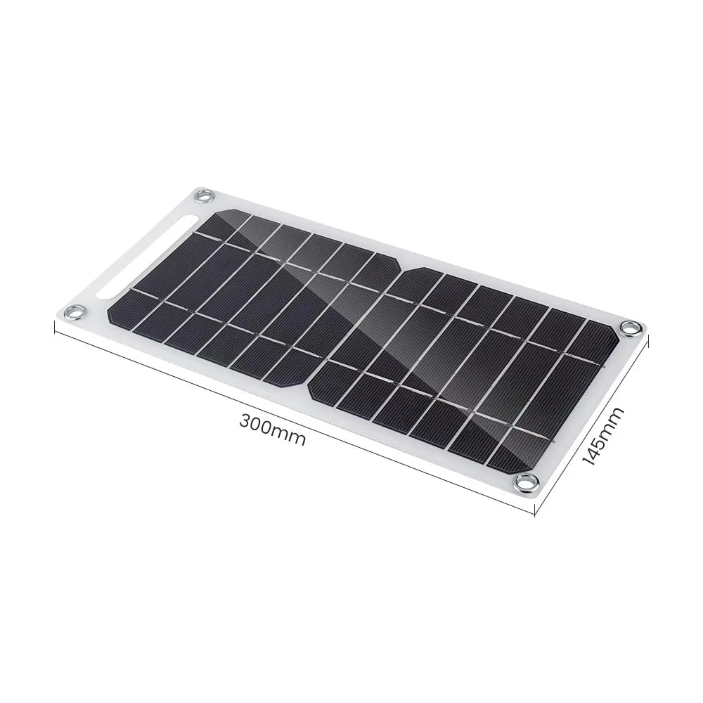Portable Solar Power Panel with USB - Outdoor Camping & Hiking Use