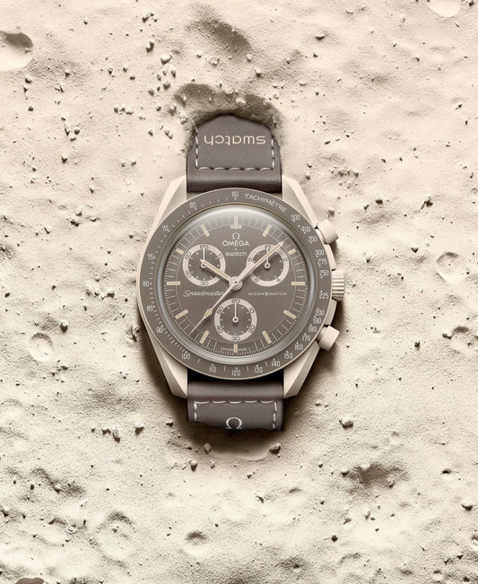 Swatch X Omega Bioceramic Moonswatch Misson To Earth Earth