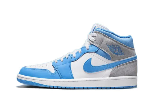 Jordan 1 Mid University Blue Grey