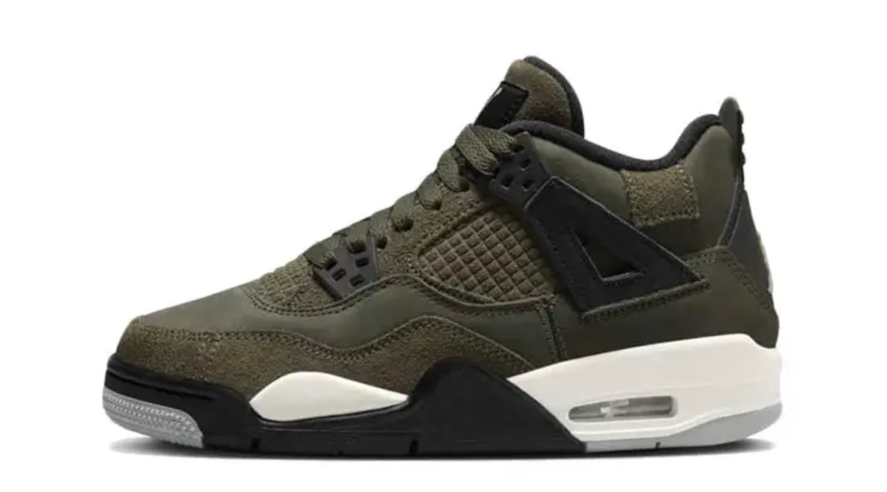 Jordan 4 Retro Craft Olive GS