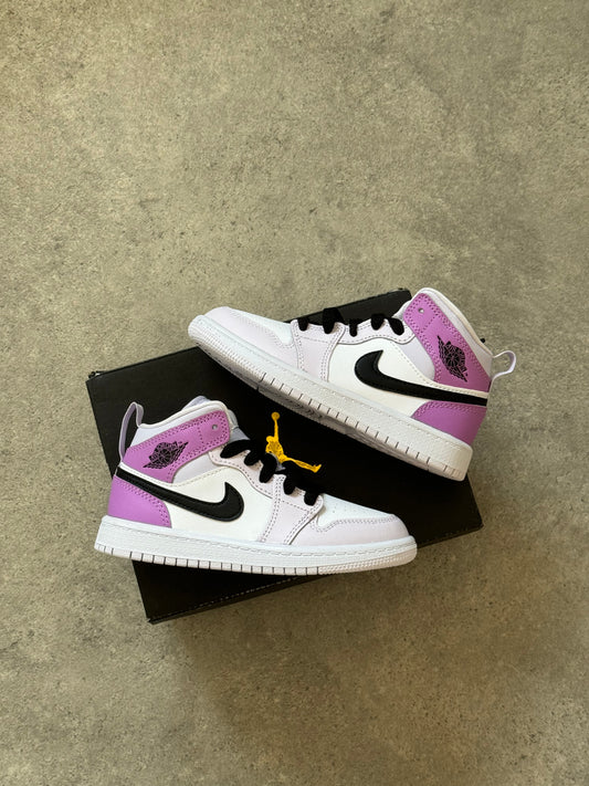 Jordan 1 Mid Barely Grape PS