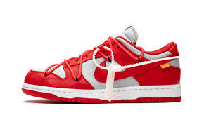 Nike Dunk Low Off White University Red M
