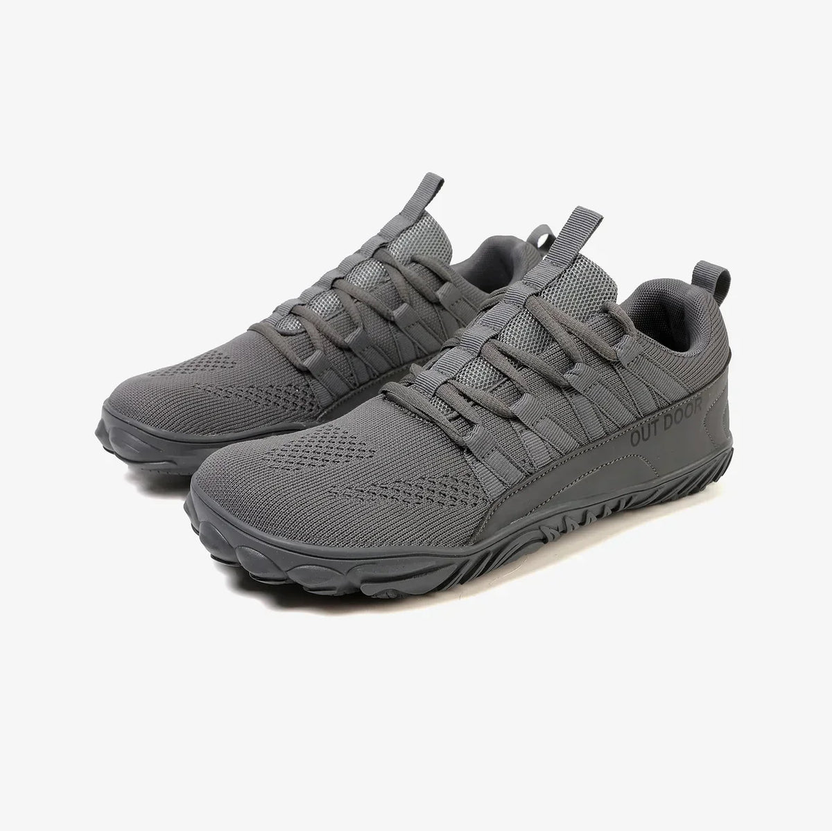 Wide-Fit Barefoot Walking Shoes – Breathable Design with Grip Outsole