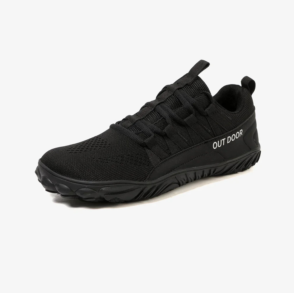 Wide-Fit Barefoot Walking Shoes – Breathable Design with Grip Outsole