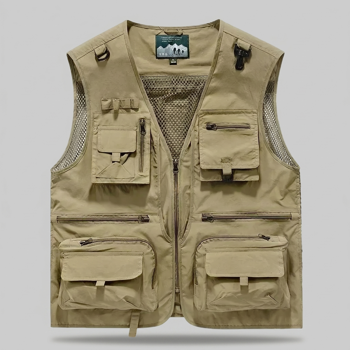 Breathable Outdoor Utility Vest with Multiple Pockets – Lightweight Mesh Design