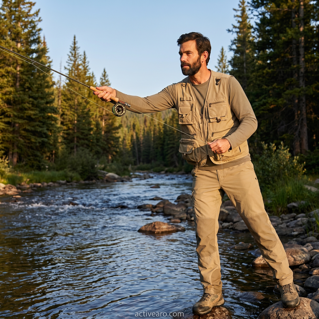 Breathable Outdoor Utility Vest with Multiple Pockets – Lightweight Mesh Design