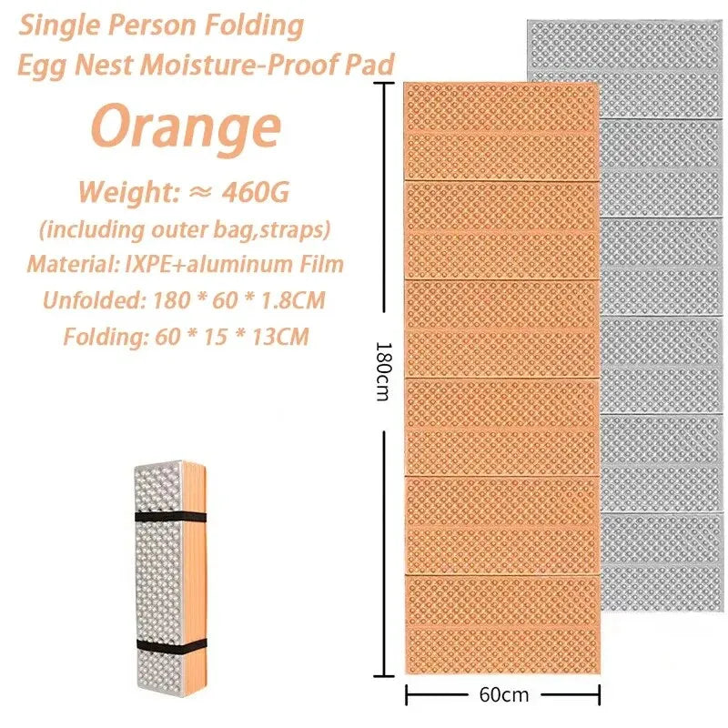 Camp Mat – Portable Waterproof Foldable Foam Sitting Pad for Camping, Hiking & Outdoor Adventures