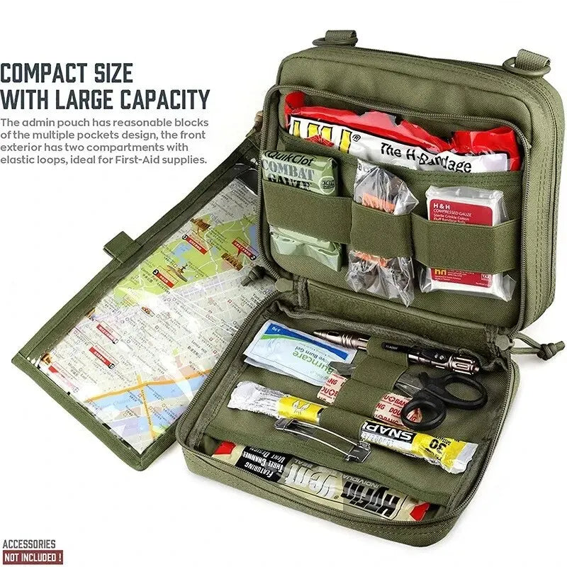 Heavy-Duty MOLLE Utility Admin Pouch