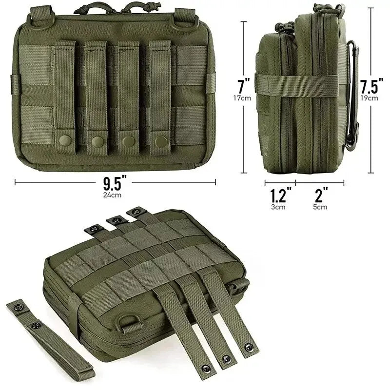Heavy-Duty MOLLE Utility Admin Pouch