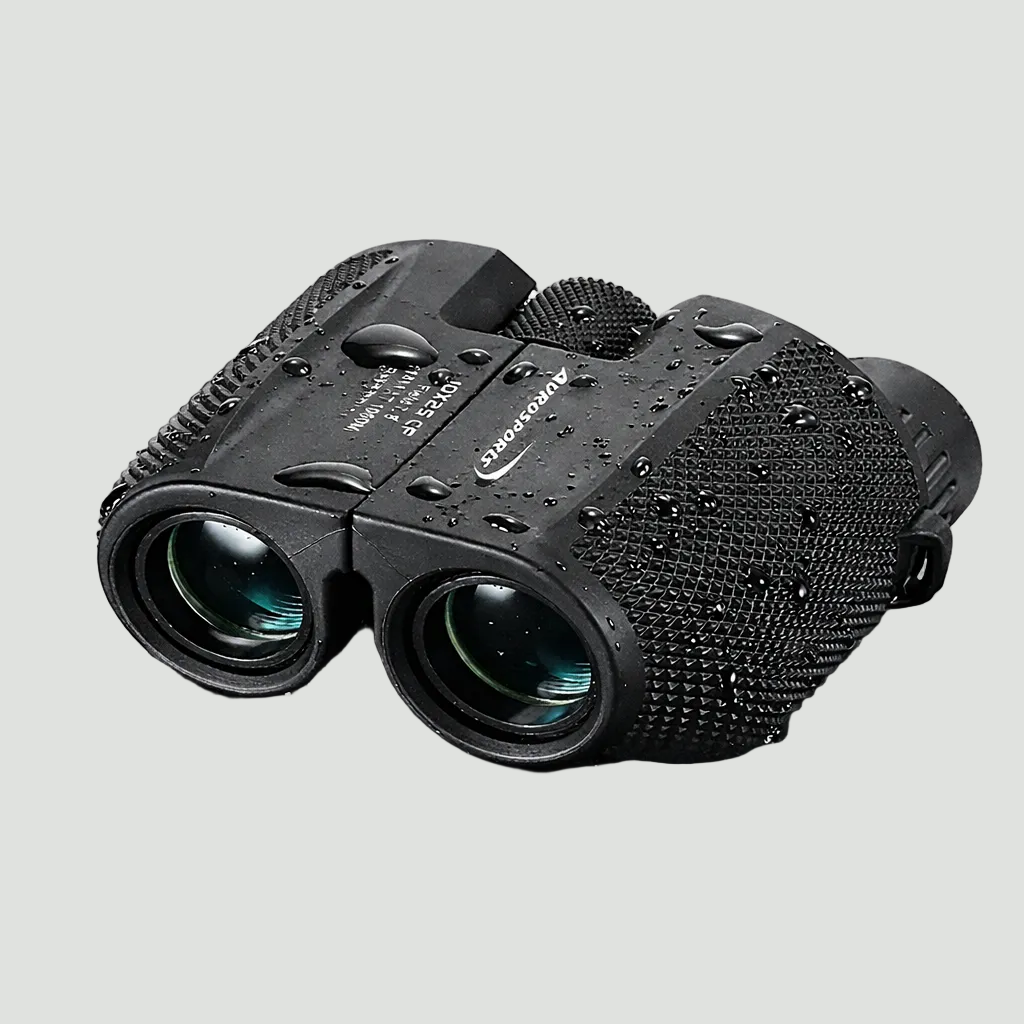 Compact binoculars – 10x magnification with 25 mm objective lenses for outdoor observation