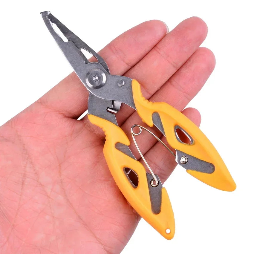 Multifunction Fishing Pliers with Scissors and Braid Cutter