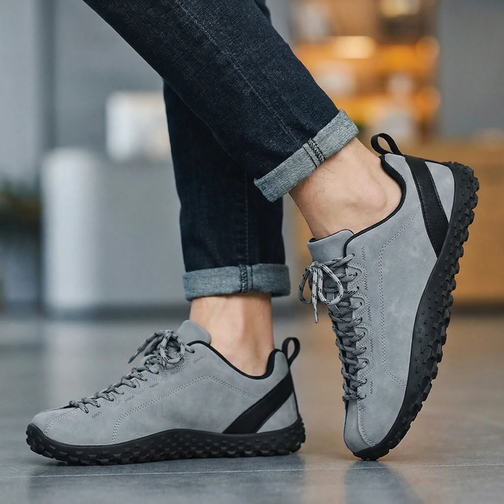 Barefoot Hiking Trainers Wide Toe Box Comfort Walking Shoes - Unisex