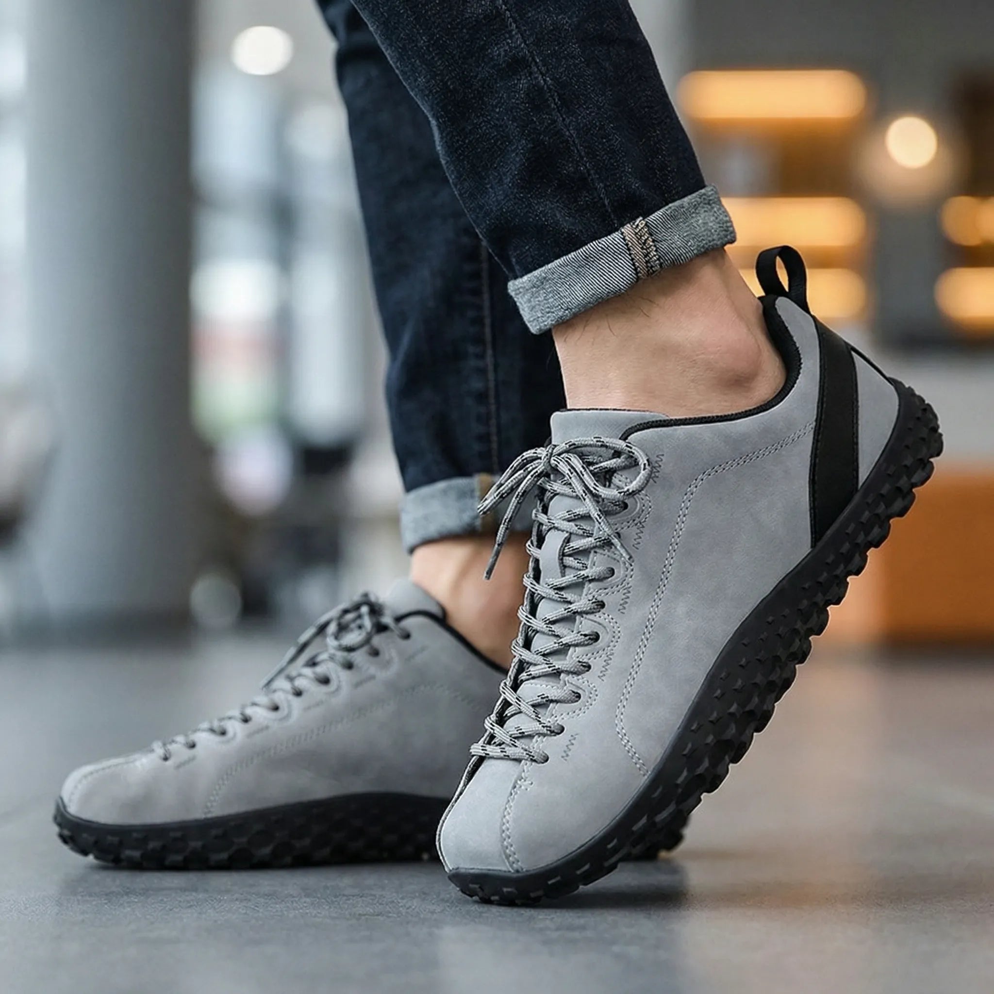 Barefoot Hiking Trainers Wide Toe Box Comfort Walking Shoes - Unisex