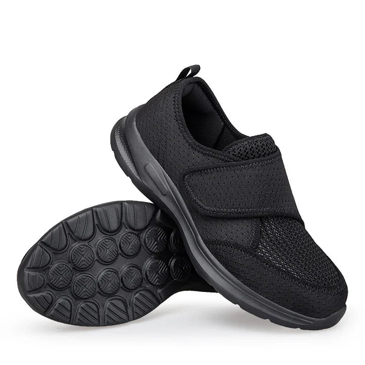 Wide Fit Comfort Walking Shoes for Wider feet with Adjustable Strap