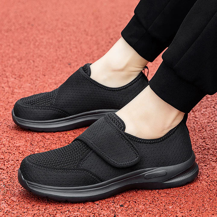 Wide Fit Comfort Walking Shoes for Wider feet with Adjustable Strap