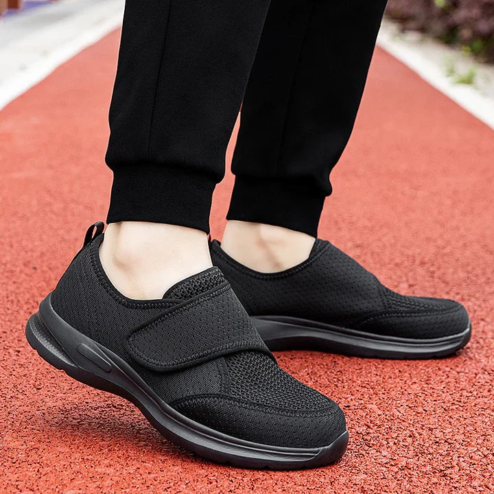 Wide Fit Comfort Walking Shoes for Wider feet with Adjustable Strap