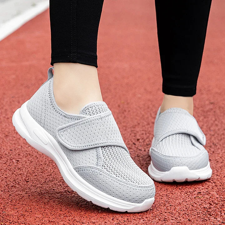 Wide Fit Comfort Walking Shoes for Wider feet with Adjustable Strap