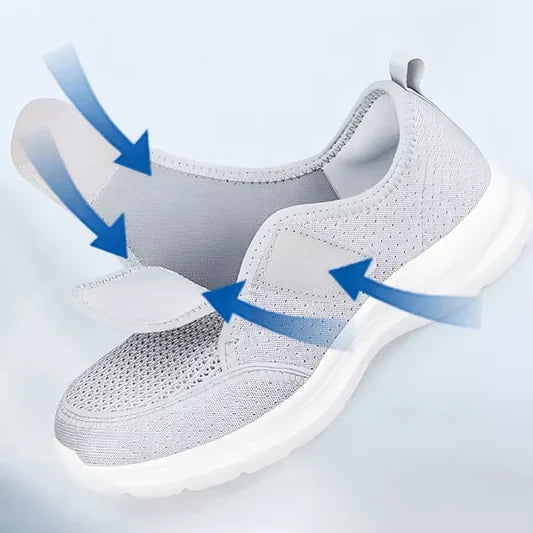 Wide Fit Comfort Walking Shoes for Wider feet with Adjustable Strap
