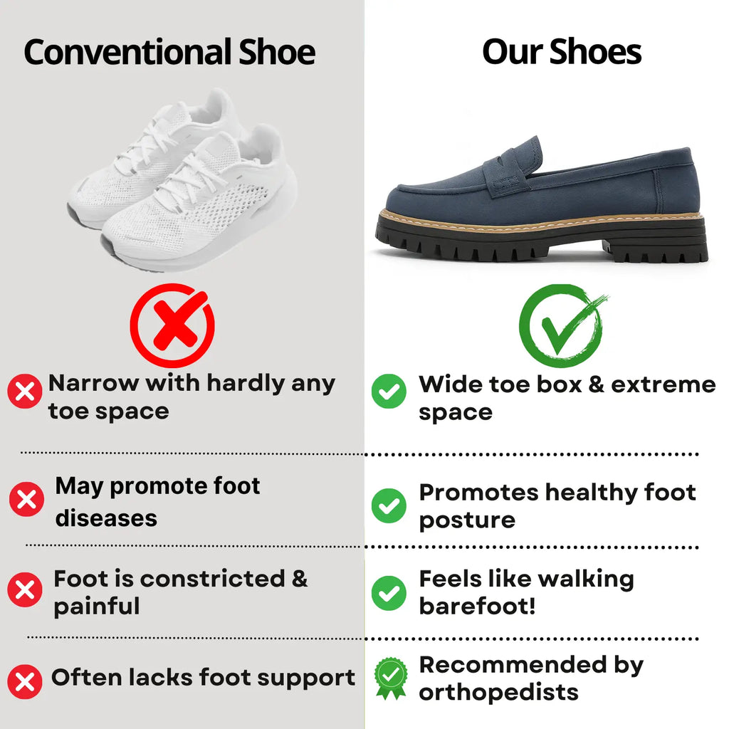 Women’s Comfort Shoes with Wide Toe Box