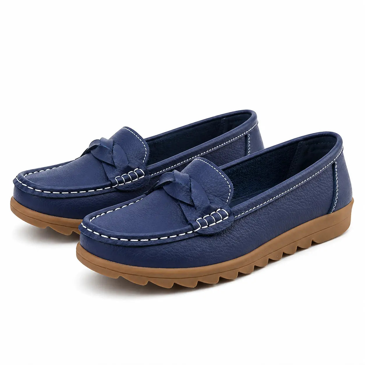Women’s Comfort Slip-On Loafers | Soft Leather Walking Shoes
