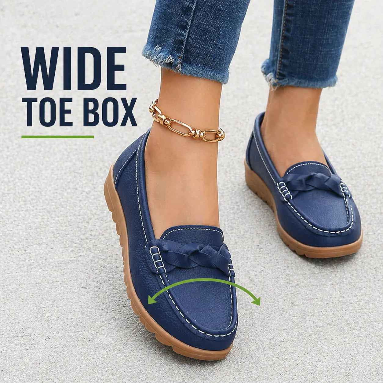 Women’s Comfort Slip-On Loafers | Soft Leather Walking Shoes
