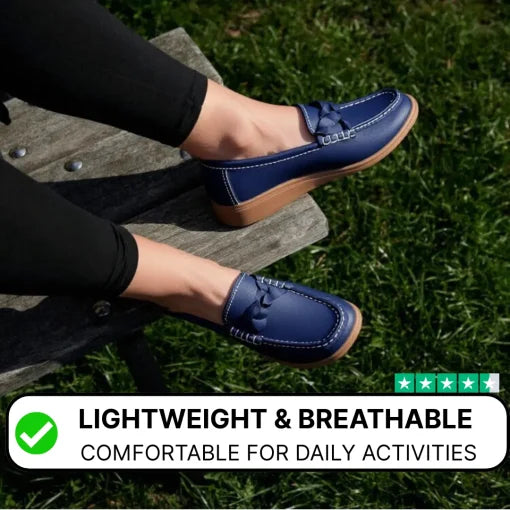 Women’s Comfort Slip-On Loafers | Soft Leather Walking Shoes