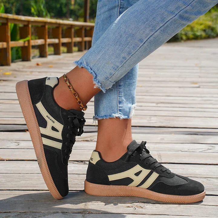 Women’s Comfort Suede Trainers | Non-Slip Comfort Walking Shoes