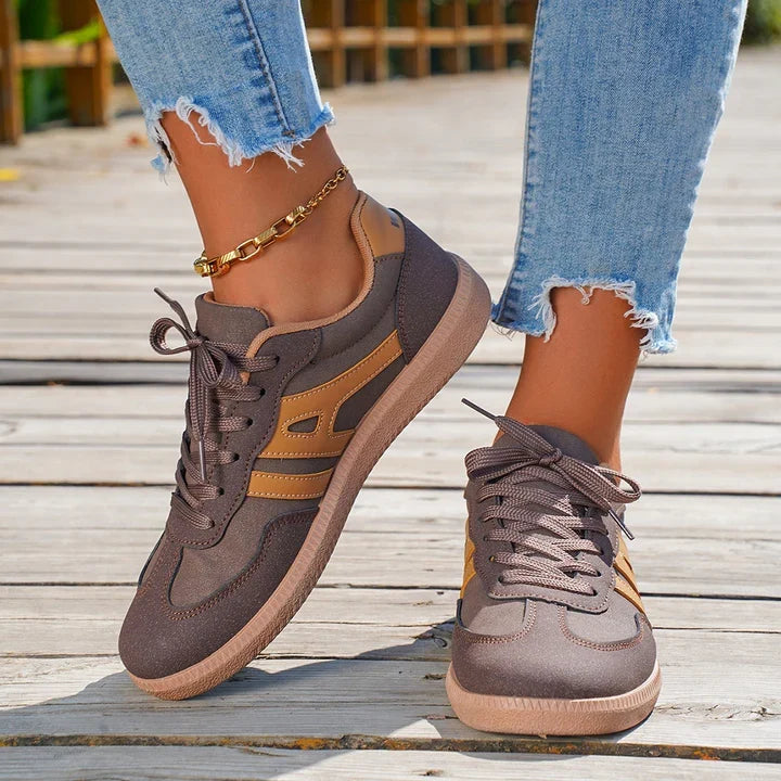 Women’s Comfort Suede Trainers | Non-Slip Comfort Walking Shoes