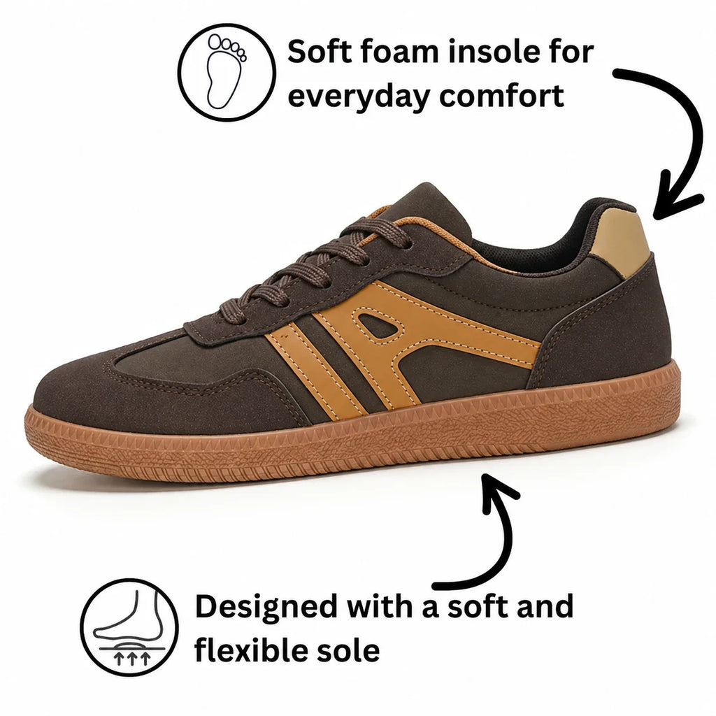 Women’s Comfort Suede Trainers | Non-Slip Comfort Walking Shoes