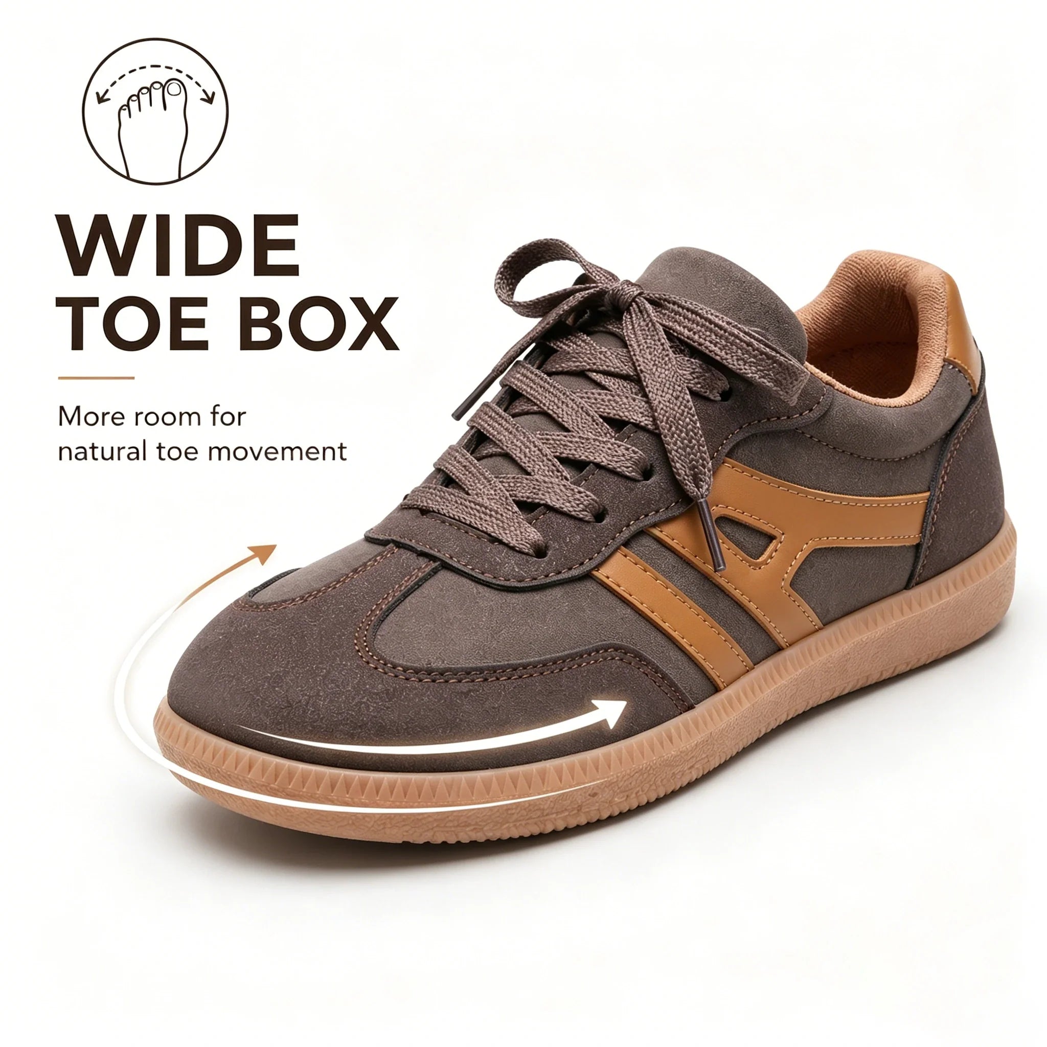 Women’s Comfort Suede Trainers | Non-Slip Comfort Walking Shoes