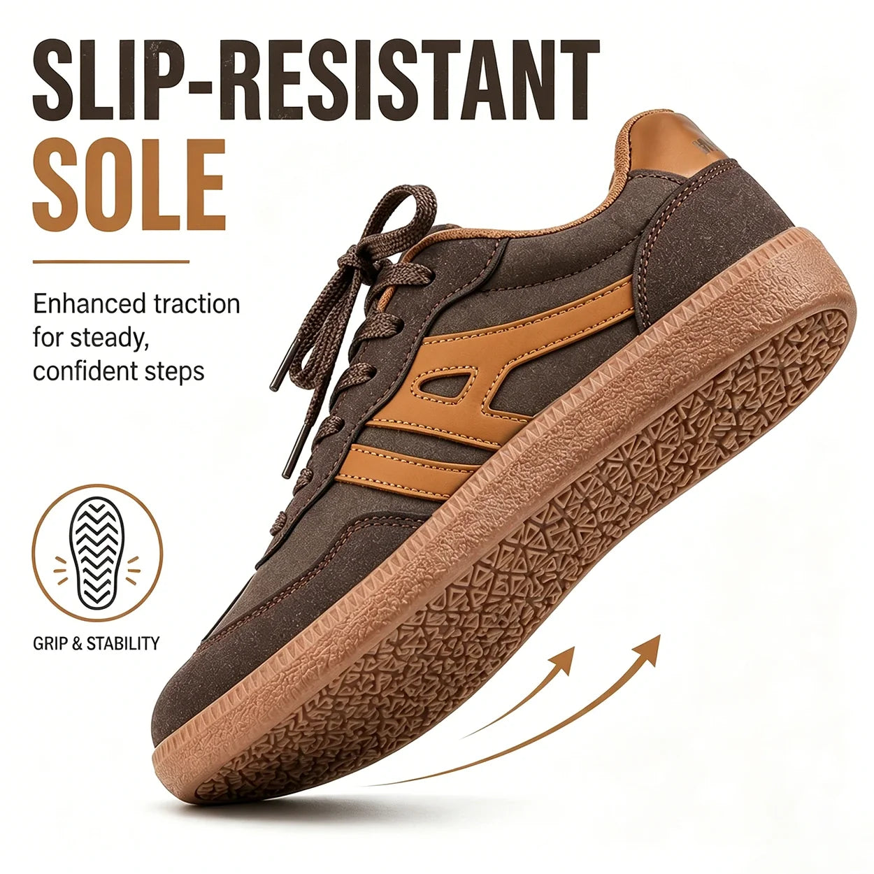 Women’s Comfort Suede Trainers | Non-Slip Comfort Walking Shoes