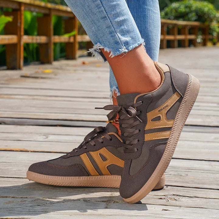 Women’s Comfort Suede Trainers | Non-Slip Comfort Walking Shoes