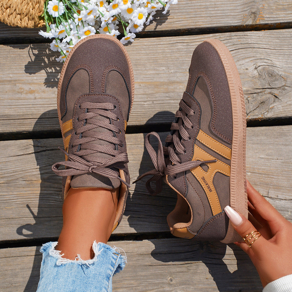 Women’s Comfort Suede Trainers | Non-Slip Comfort Walking Shoes