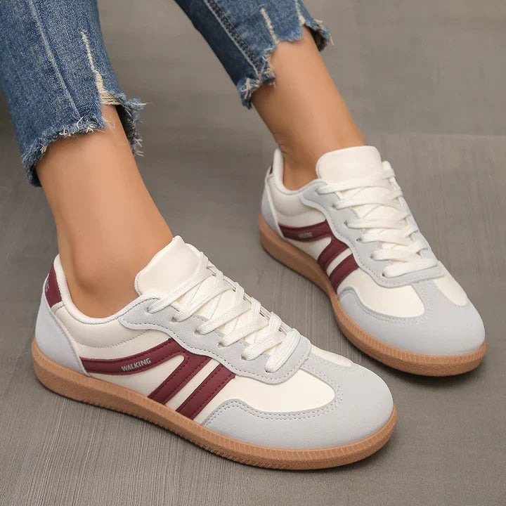 Women’s Comfort Suede Trainers | Wide Fit Comfort Shoes