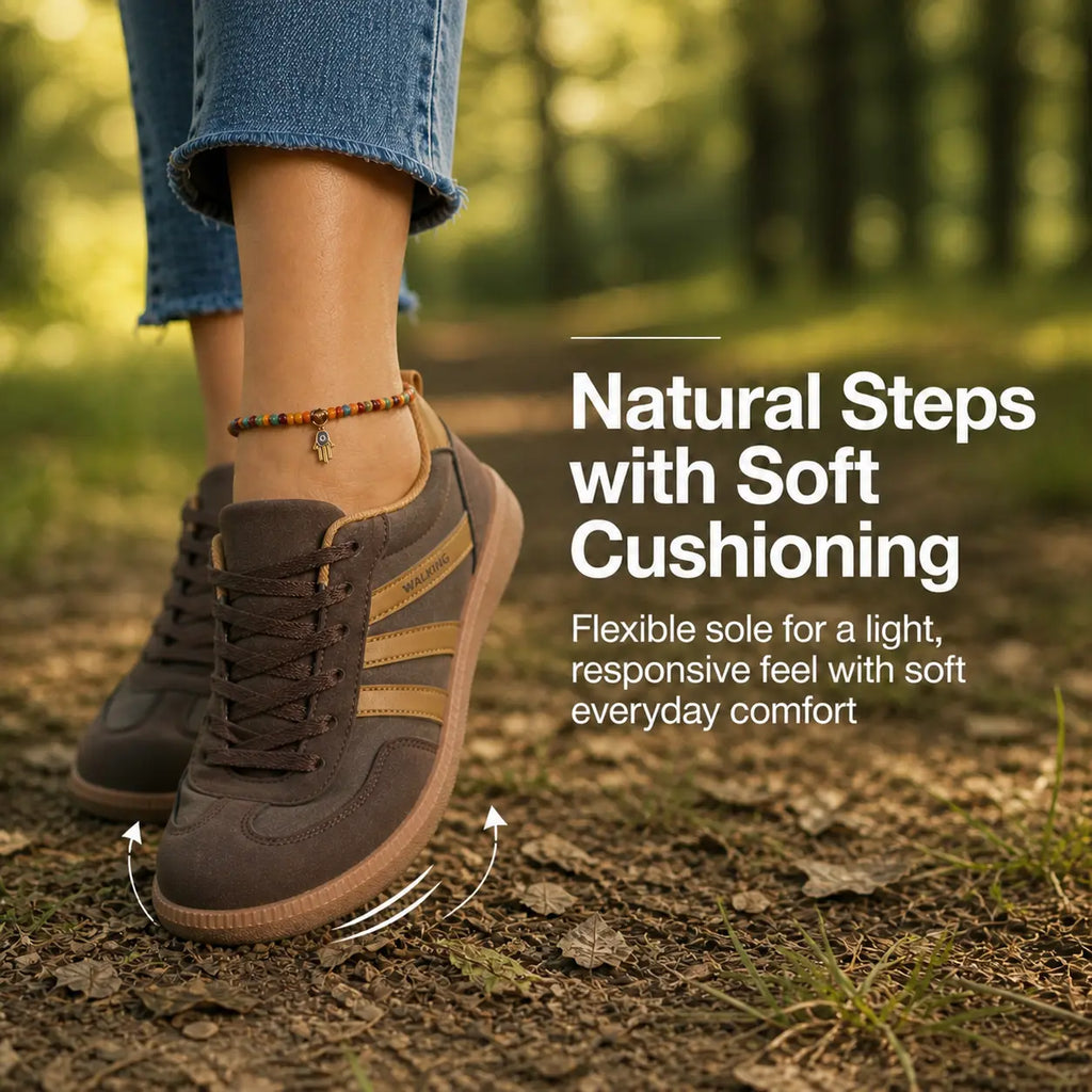 Women’s Comfort Suede Trainers | Wide Fit Comfort Shoes