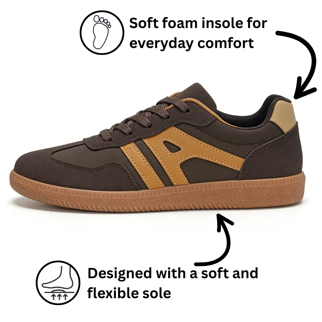 Women’s Comfort Suede Trainers | Wide Fit Comfort Shoes