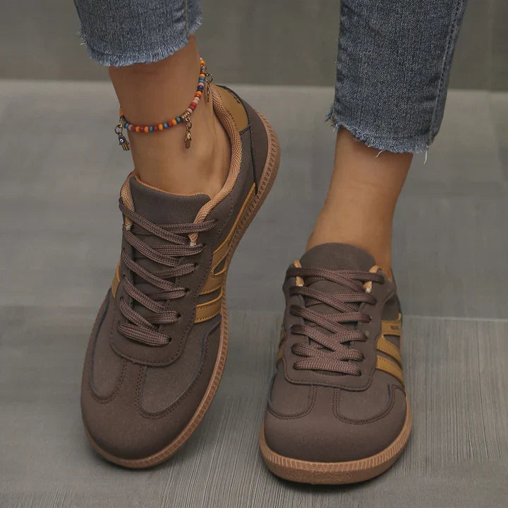 Women’s Comfort Suede Trainers | Wide Fit Comfort Shoes