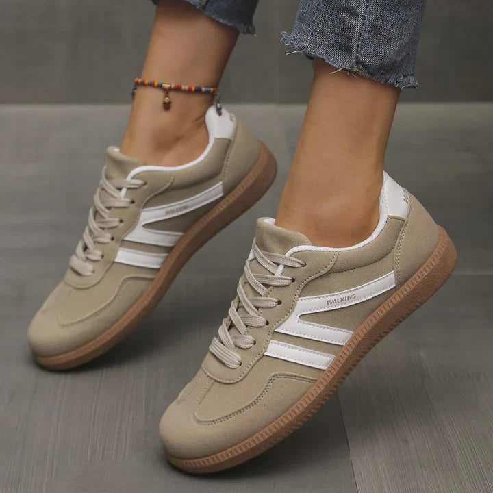 Women’s Comfort Suede Trainers | Wide Fit Comfort Shoes