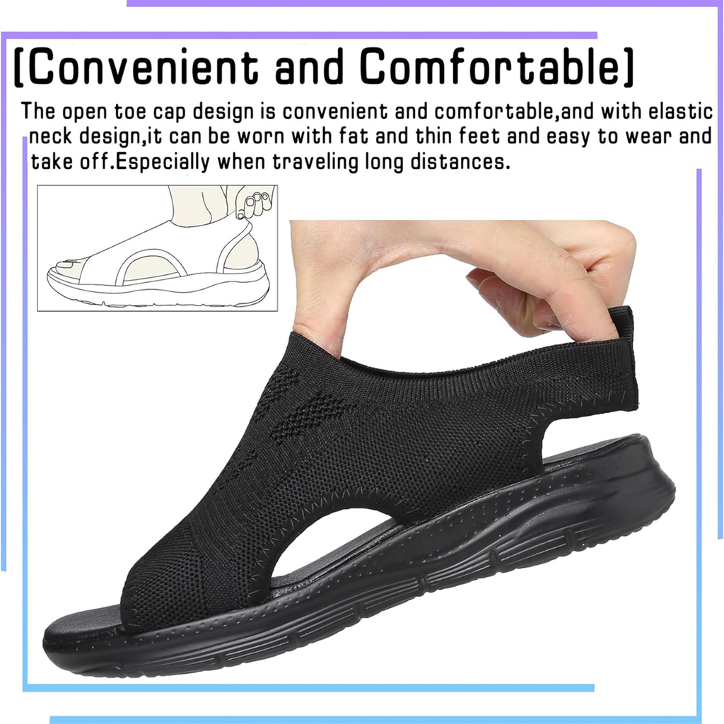 Women’s Comfort Walking Sandals | Arch Support & Cushioned Comfort
