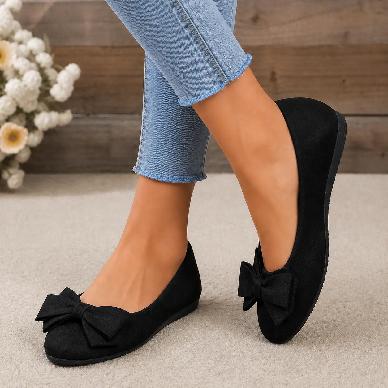 Women’s Comfort Wide Fit Comfort Ballet Flats