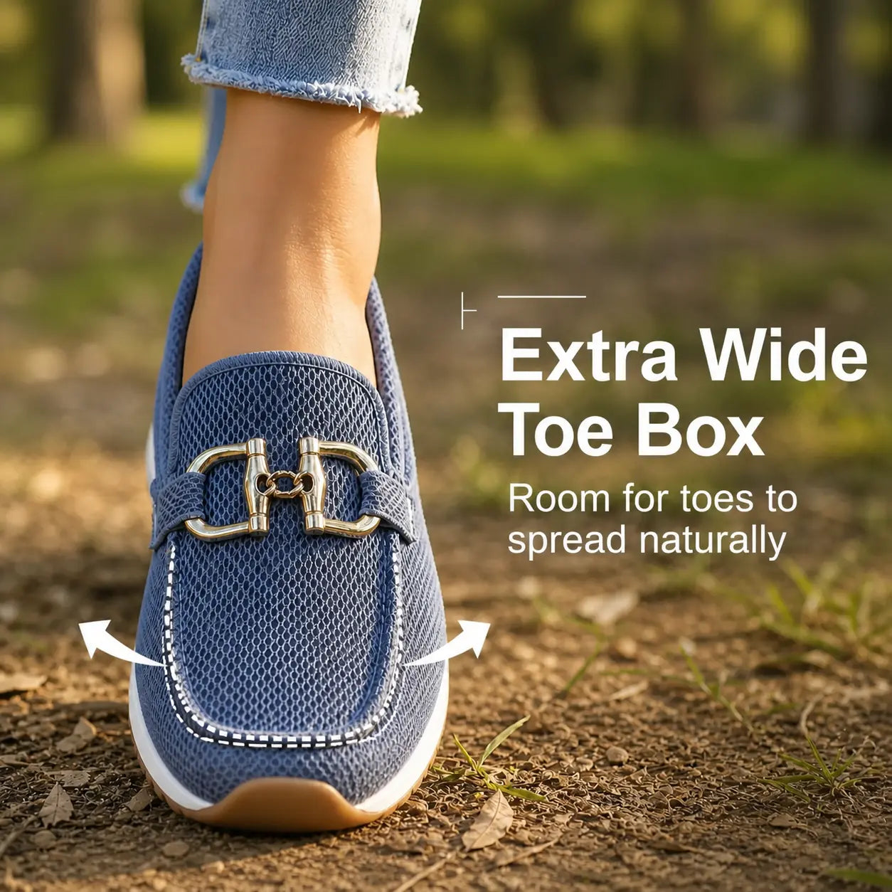 Women’s Wide Fit Comfort Loafers | Slip-On Comfort Shoes