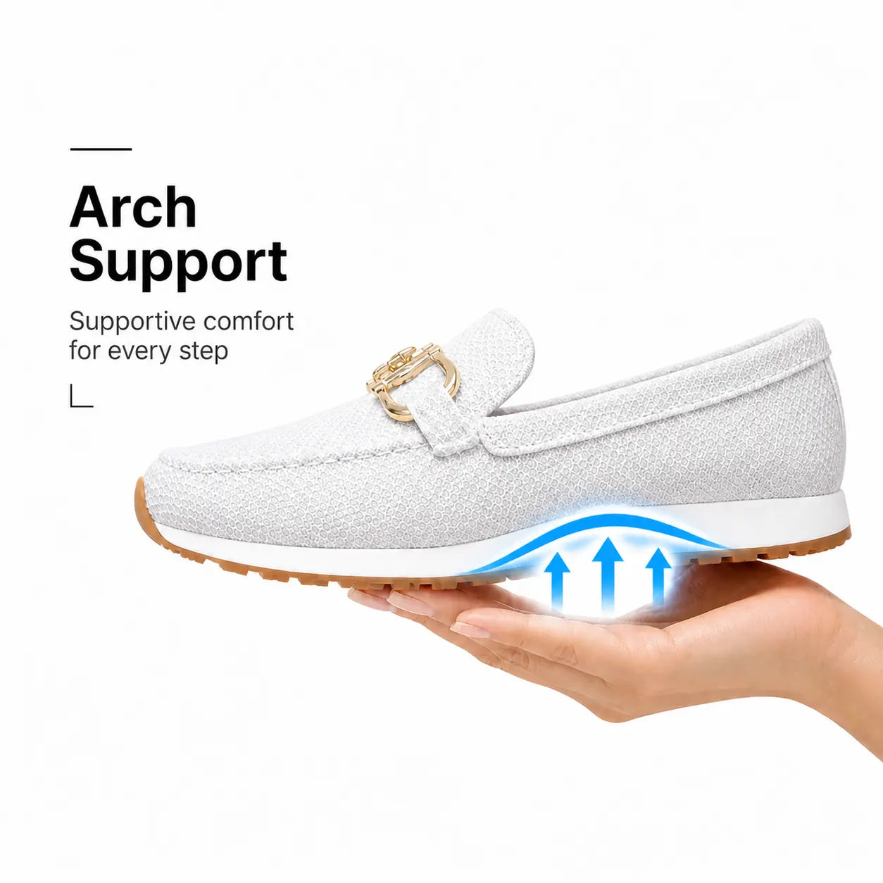 Women’s Wide Fit Comfort Loafers | Slip-On Comfort Shoes