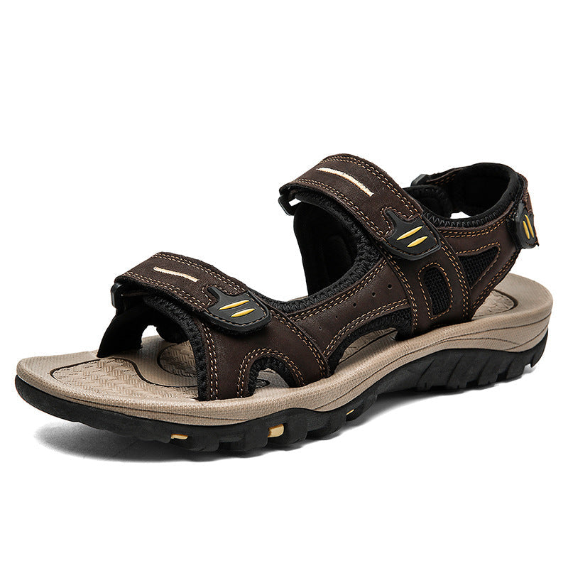 Men’s Wide Toe Box Adjustable Comfort Support Sandals