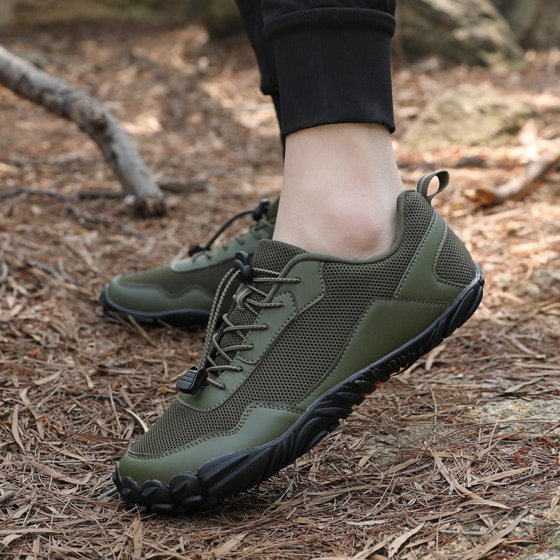 Comfort Barefoot Wide Toe Box Hiking Shoes | Non-Slip Outdoor Walking Trainers - Unisex