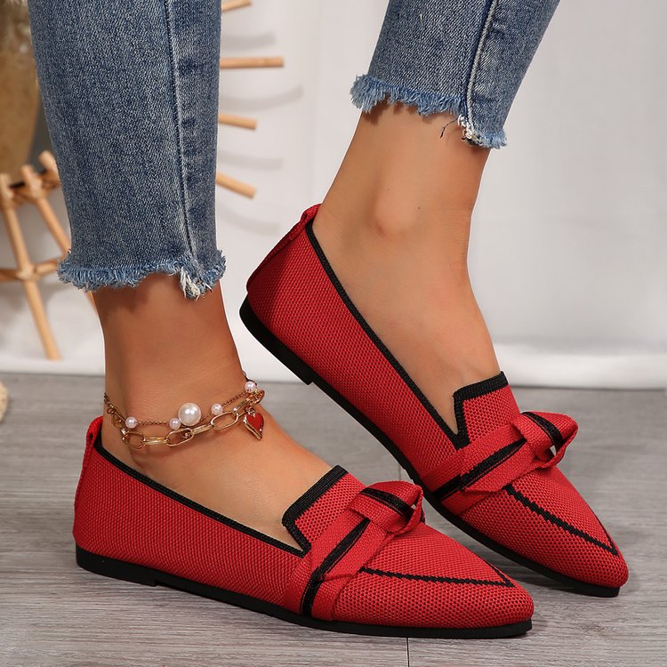 Womens Comfort Ballet Flats with Comfy Wide Fit