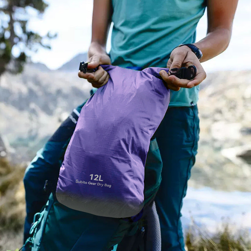 Waterproof Dry Bag Set - Roll-Top Dry Sacks for Kayaking & Camping